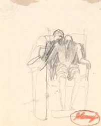 Possibly Two Figures from Old Age